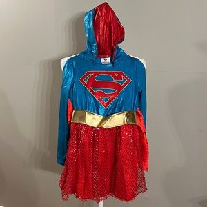 COPY - Supergirl dress with hood. Detachable cape and belt.  Very good conditio…